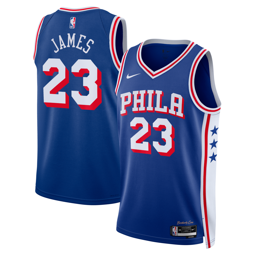 JAMES #23 Philadelphia 76ers 26/27 Men's Swingman Jersey - Icon