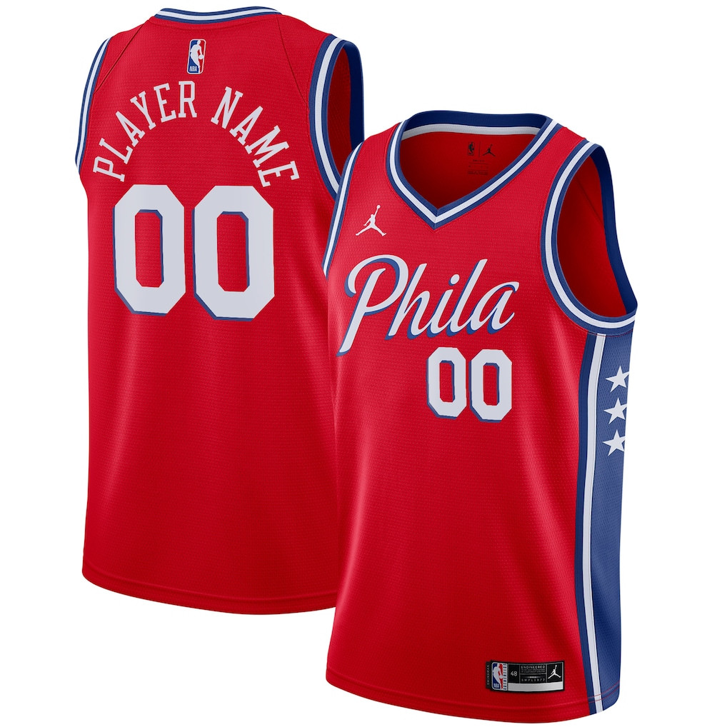 Philadelphia 76ers 26/27 Men's Swingman Custom Jersey - Statement