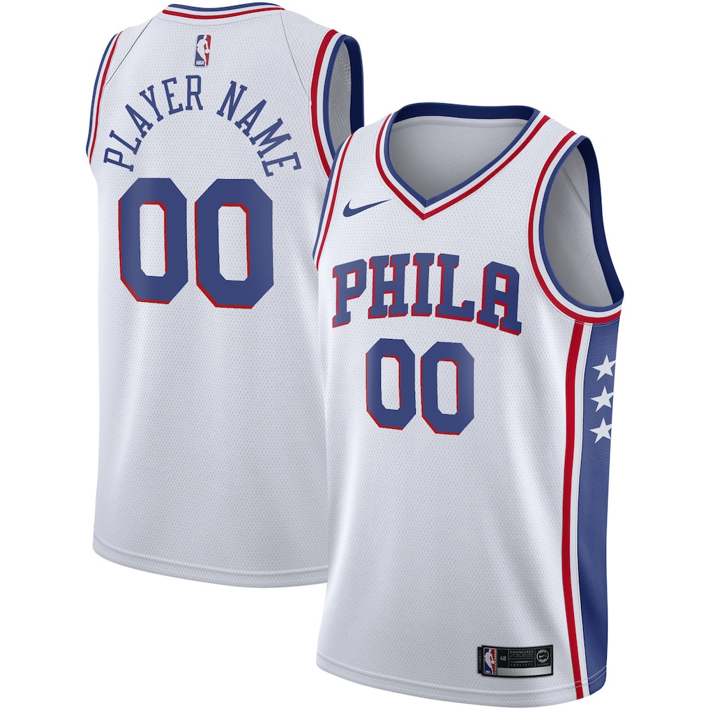 Philadelphia 76ers 26/27 Men's Swingman Custom Jersey - Association