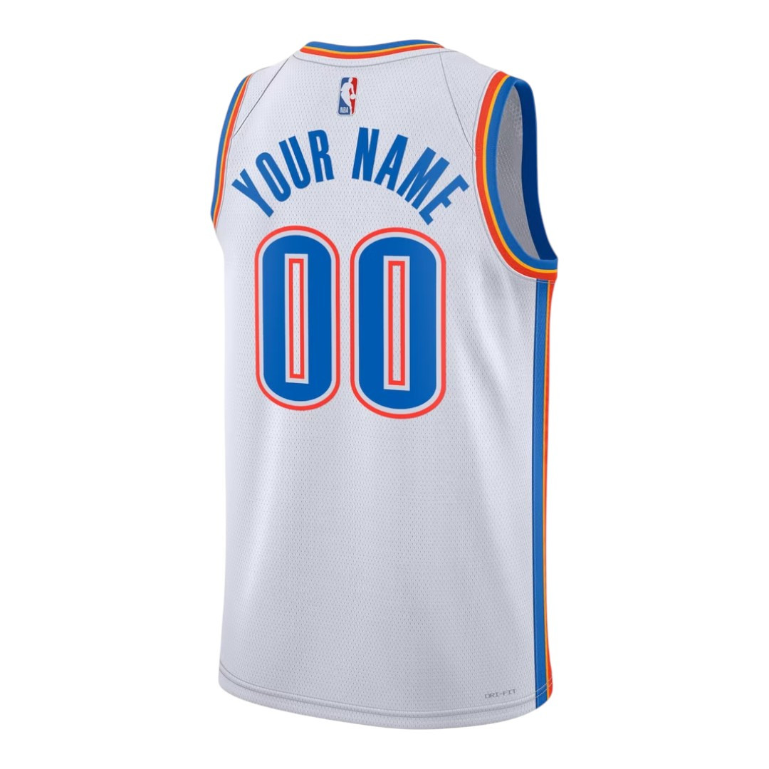 Oklahoma City Thunder 26/27 Men's Swingman Custom Jersey - Association