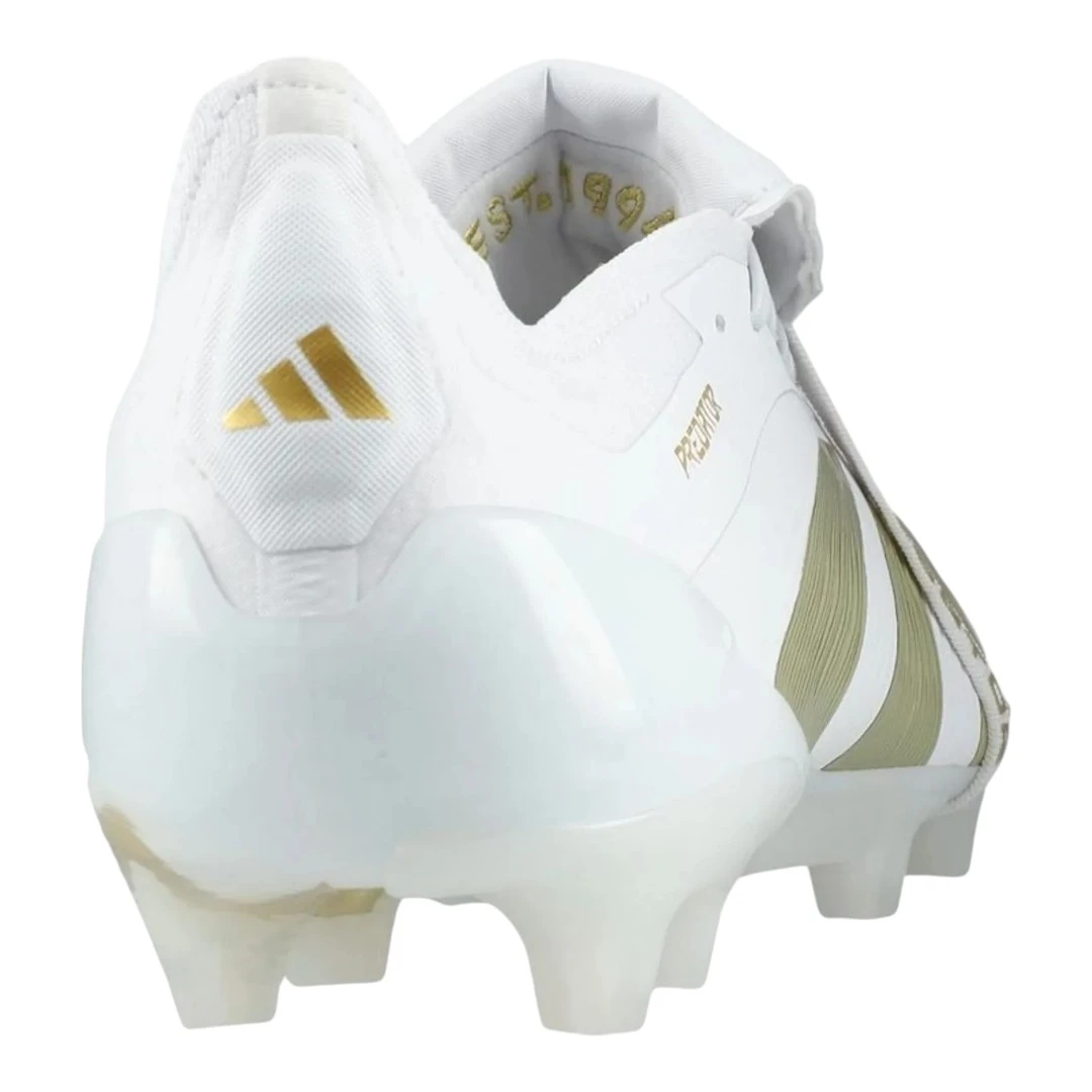 Predator Elite FG Fold-Over Tongue - White/Gold