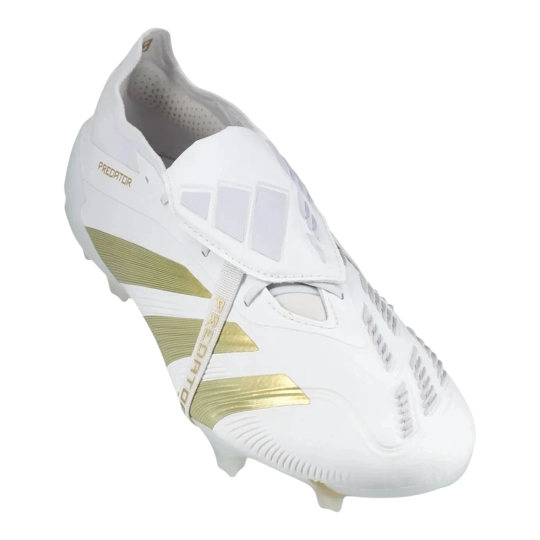 Predator Elite FG Fold-Over Tongue - White/Gold