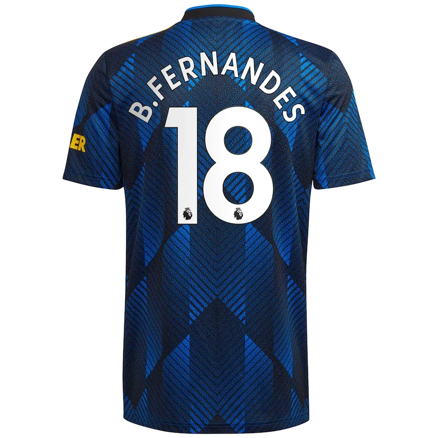 B.FERNANDES #18 Men's 21/22 Stadium Manchester United Third Shirt