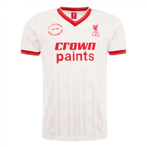 Liverpool 1985/86 Men's Away Retro Shirt Cup Edition