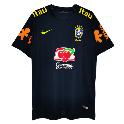 Brazil 18/19 Men's Navy Training Retro Shirt