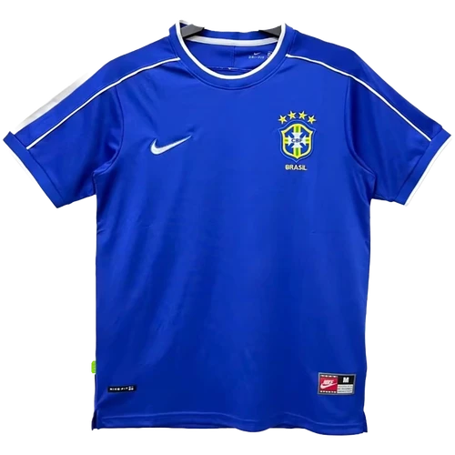 Brazil 1998 Men's Away Retro Shirt