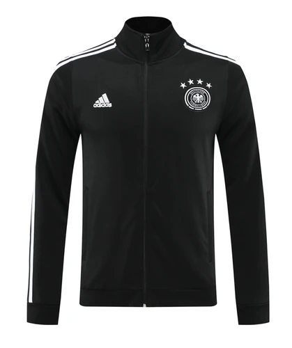 Germany 24/25 Men's Black Long Zip Jacket