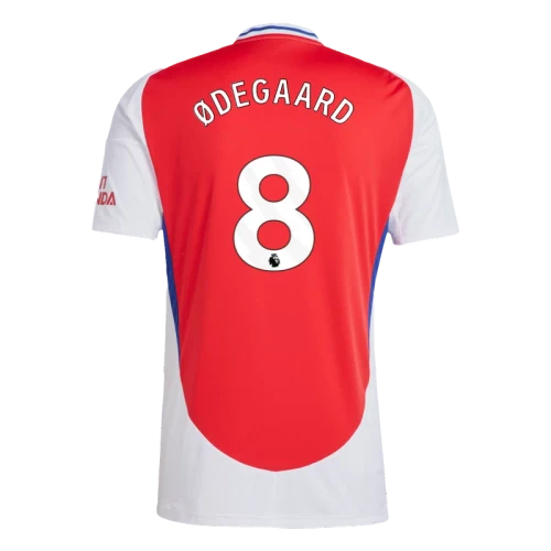 ØDEGAARD #8 Arsenal 24/25 Stadium Men's Home Shirt - PL Font