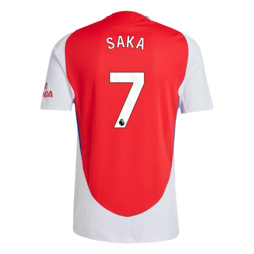 SAKA #7 Arsenal 24/25 Authentic Men's Home Shirt - PL Font