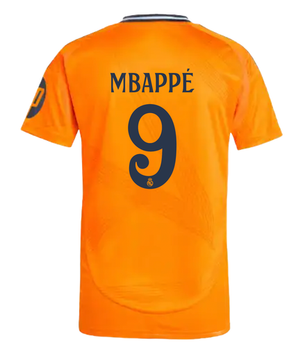MBAPPÉ #9 Real Madrid 24/25 Stadium Men's Away Shirt