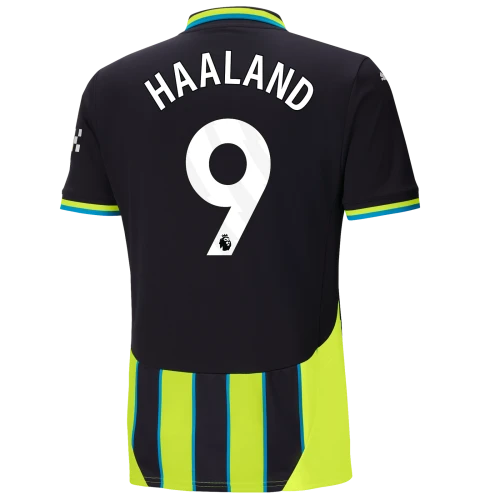 HAALAND #9 Manchester City 24/25 Stadium Men's Away Shirt - PL Font