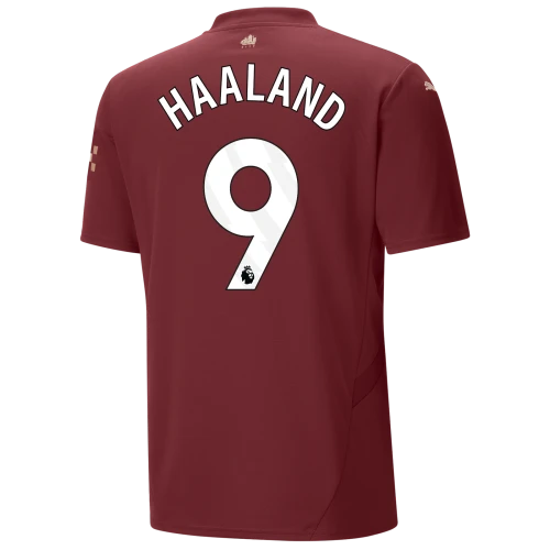 HAALAND #9 Manchester City 24/25 Stadium Men's Third Shirt - PL Font