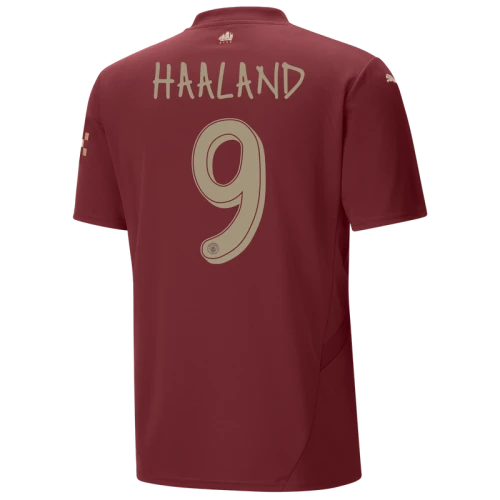 HAALAND #9 Manchester City 24/25 Stadium Men's Third Shirt - Man City Font
