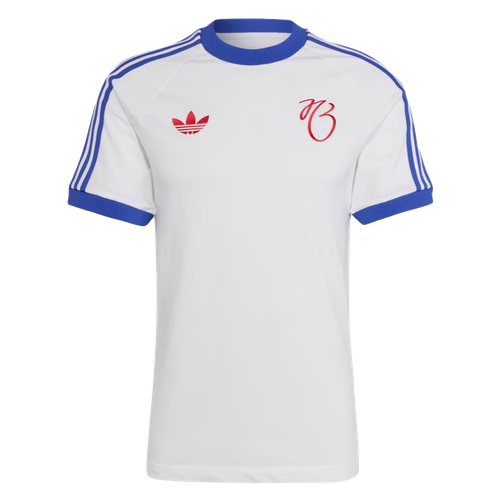 Real Madrid 24/25 Men's JB White 3-Stripes T-Shirt