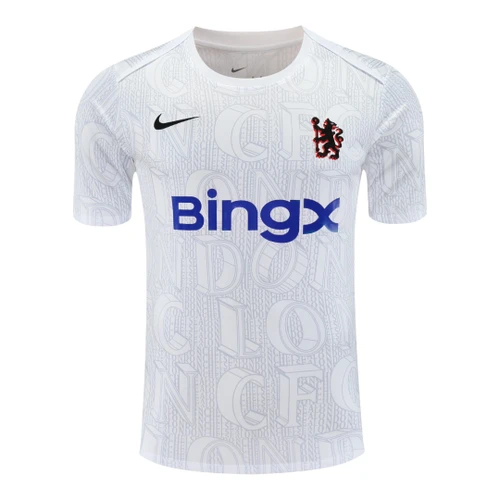 Chelsea 25/26 Men's White Pre-Match Shirt