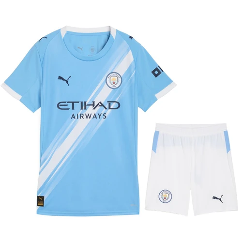HAALAND #9 Manchester City 25/26 Kid's Home Mini-Kit - City Font