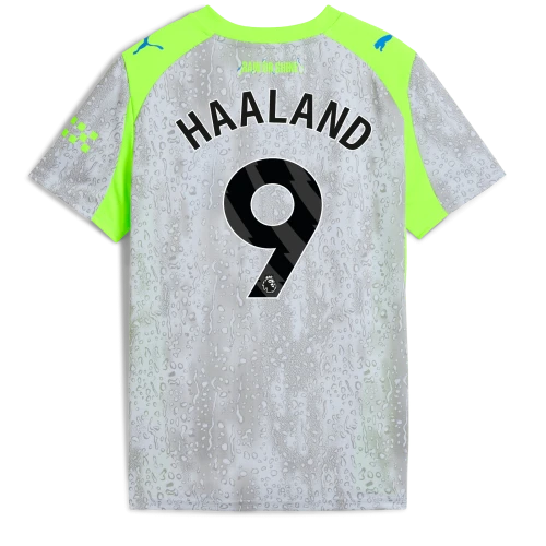 HAALAND #9 Manchester City 25/26 Kid's Third Mini-Kit - PL Font