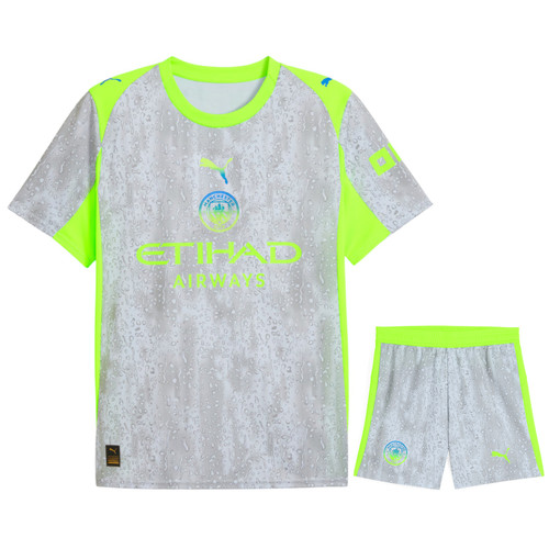 HAALAND #9 Manchester City 25/26 Kid's Third Mini-Kit - PL Font