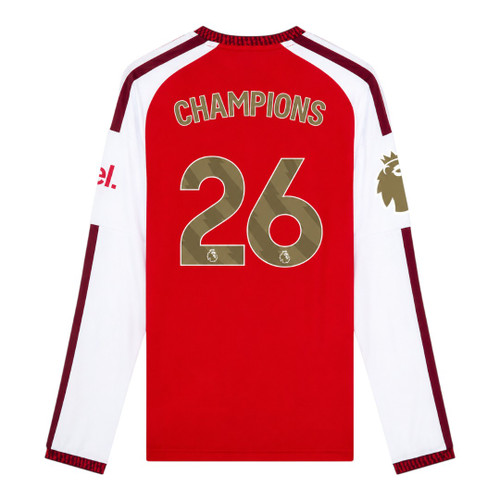 #26 CHAMPIONS Arsenal 26/27 Men's Home Long Sleeve Shirt