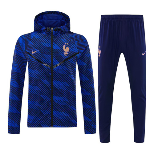 France 2026 Men's Navy Windbreaker Tracksuit