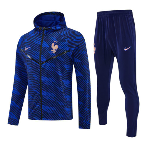 France 2026 Men's Navy Windbreaker Tracksuit