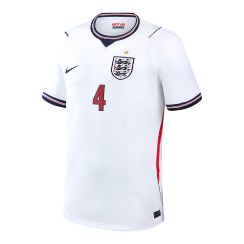 RICE #4 England 2026 Stadium Men's Home Shirt