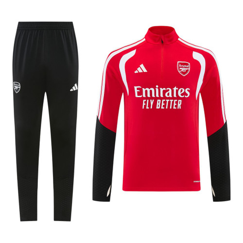 Arsenal 26/27 Men's Red Short Zip Tracksuit