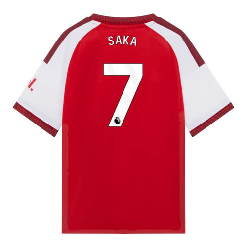 SAKA #7 Arsenal 26/27 Kid's Home Set - PL Font