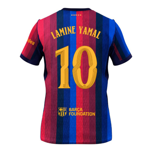 LAMINE YAMAL #10 Barcelona 26/27 Stadium Men's Home Shirt - Club Font