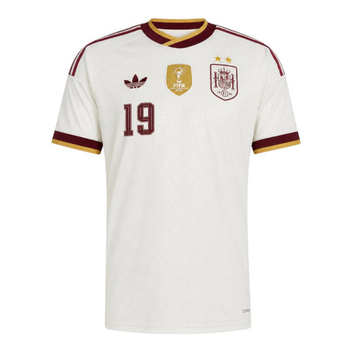 LAMINE YAMAL #19 Spain 2026 World Cup Champions Stadium Men's Away Shirt