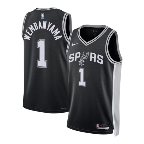 WEMBANYAMA #1 San Antonio Spurs 26/27 Men's Swingman Jersey - Icon