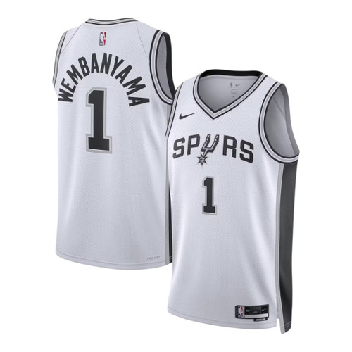 WEMBANYAMA #1 San Antonio Spurs 26/27 Men's Swingman Jersey - Association