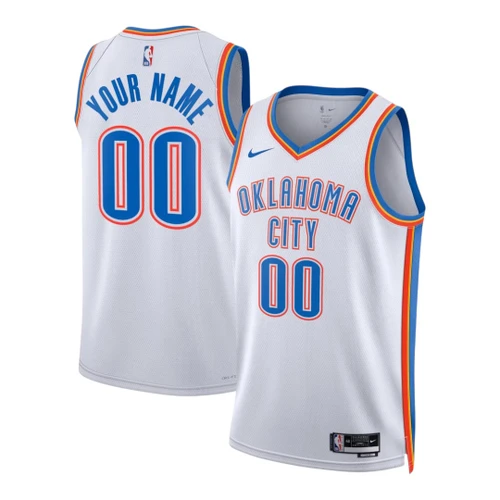 Oklahoma City Thunder 26/27 Men's Swingman Custom Jersey - Association