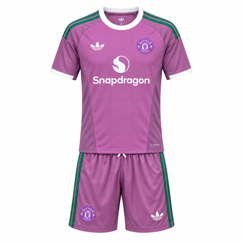 Manchester United 26/27 Kid's Pink Goalkeeper Set