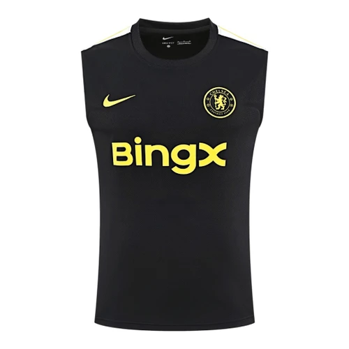 Chelsea 26/27 Men's Black Strike Training Sleeveless Shirt