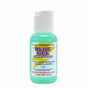 Blue Gel Numbing Gel