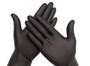 Size Medium - Box of 100 Black Vinyl Gloves