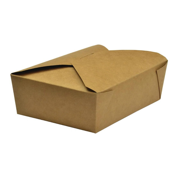 Brown Leak Proof Paper Food Container No.5 - SHOPLER