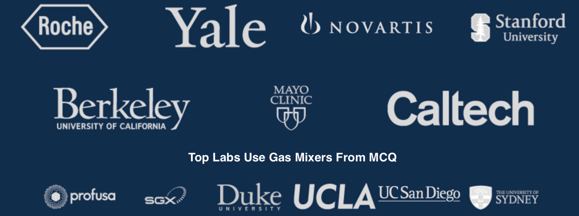 Application of MCQ gas mixers Monkey Industrial Supply