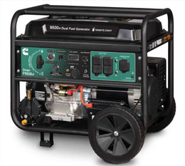 Cummins - Onan P9500df Dual Fuel (Gas/LPG) Portable Generator