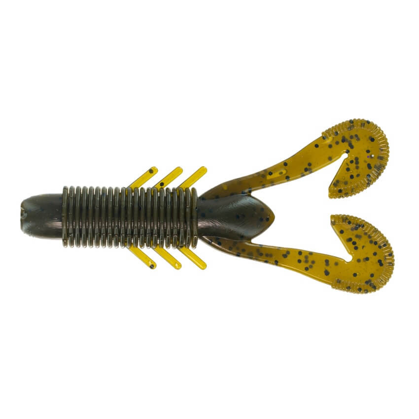 craw fishing lure Crawfish Soft Plastic Baits Muscle Back 4" (7 Pack) Border and two spares. Rebel Big Craw Fishing Lure