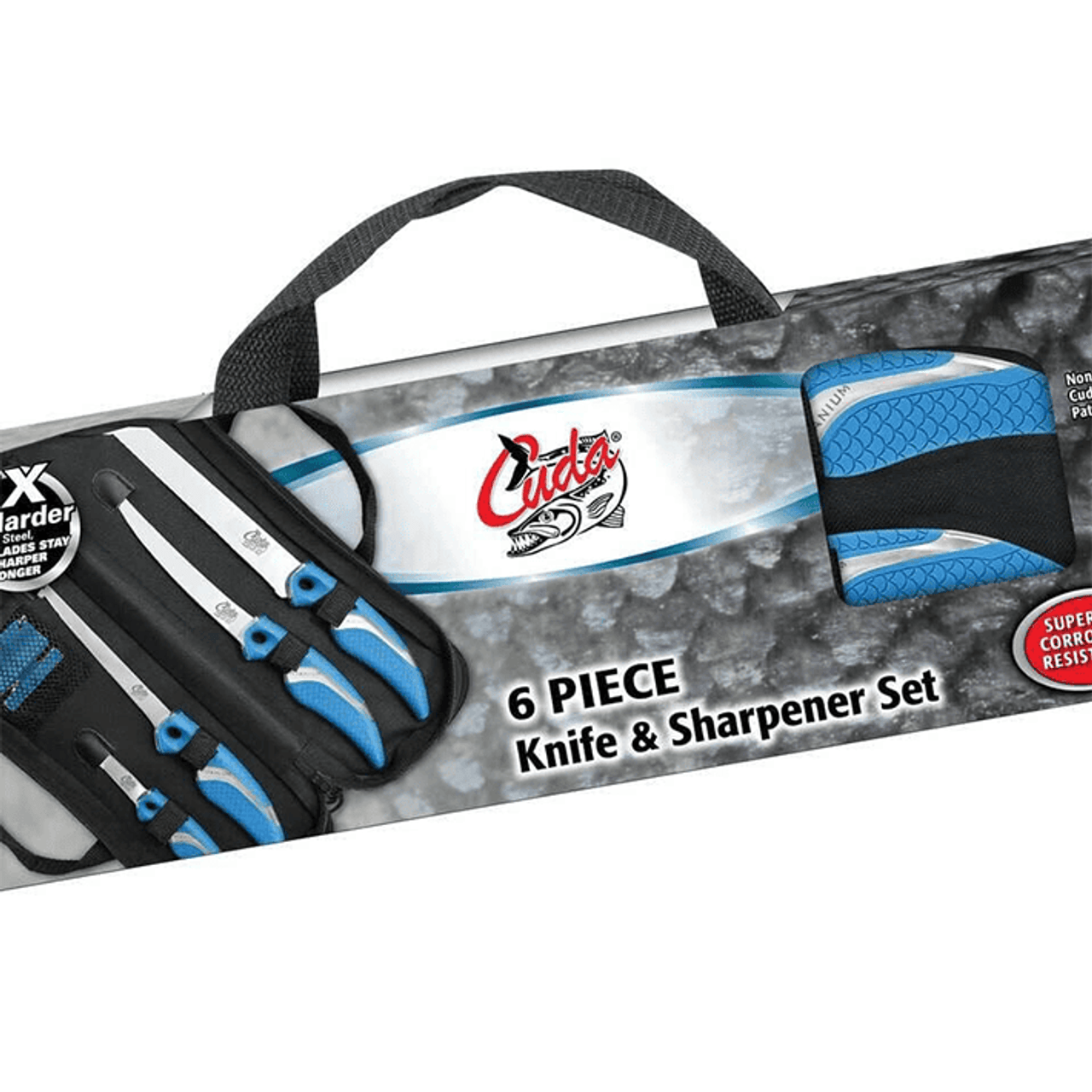 最先端 Piece 6 Knife Baits.com | Cuda | Set Sharpener & アクセサリー