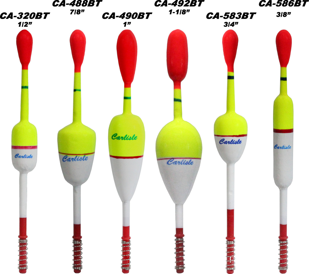 Carlisle Big Top Spring Floats - 6 Pack | Stopper Lures