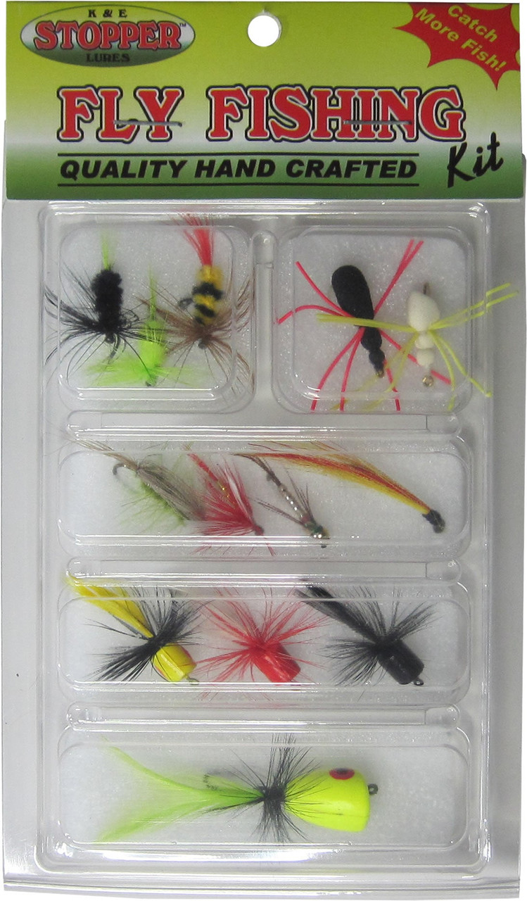 Panfish Trout Freshwater Fly Fishing Kits, Ast Stopper Lures