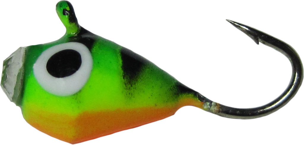 diamond jig ice fishing lure Bead Jig, 1/4 oz The Bead Diamond Jig has set the standard for quality ability for over 70 years Diamond Jigs Hammered w/ Tube