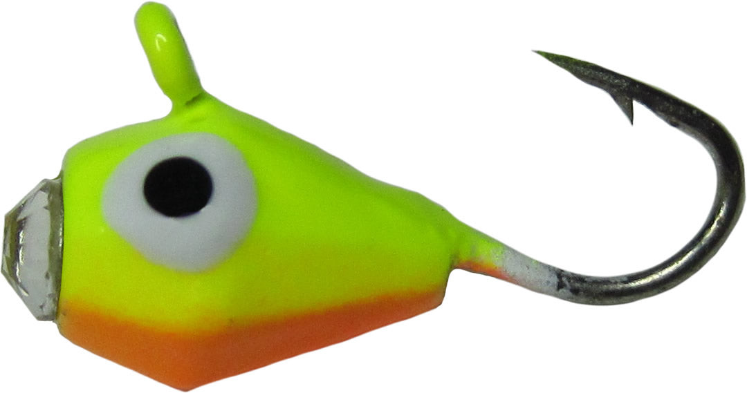 Maschere Da Pesca Sul Ghiaccio SHARK Al Tungsteno - Testine Marmooska (Ganci #18-14)