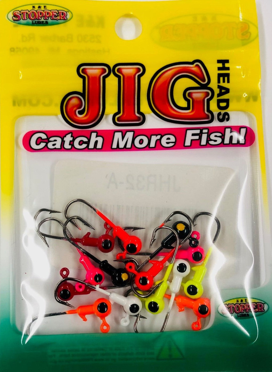 Multi-Pack Assorted Color Jig Heads | Stopper Lures
