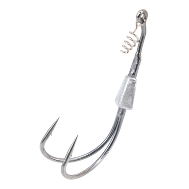 dr double fishing hook Dr.Fish 100pcs Baitholder Hooks 1#-10#4# Quick and easy installation makes it a convenient replacement hook for different jigging lures Silver Doctor | Double Hook