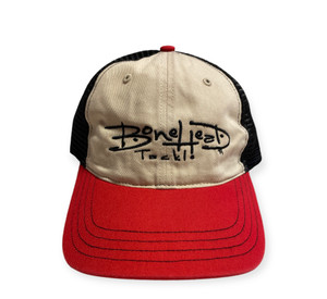 Bonehead Tackle Cap (Richardson 111) Red/Black/Khaki