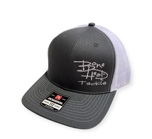 Bonehead Tackle Cap (Richardson 112) Charcoal/White